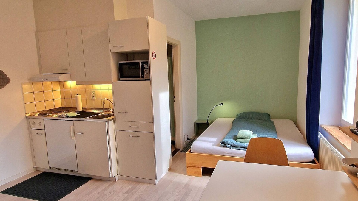 Solothurn Apartment | Casa Maria Apartments Studio with kitchen and private bathroom