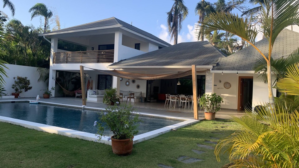 Las Terrenas House | Casa Panama Modern 5 bedroom villa 250m beach-