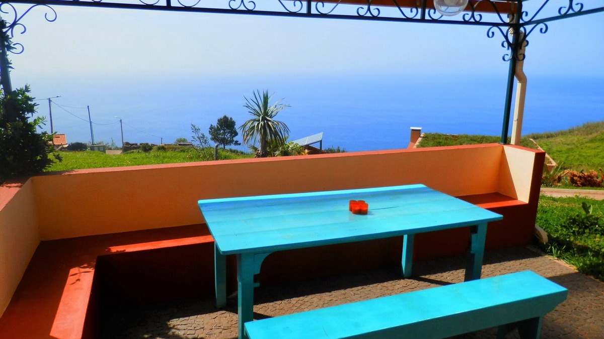 Prazeres House | Casa Poncha Traditional Renovated House Volcanic Stones Ocean Panorama