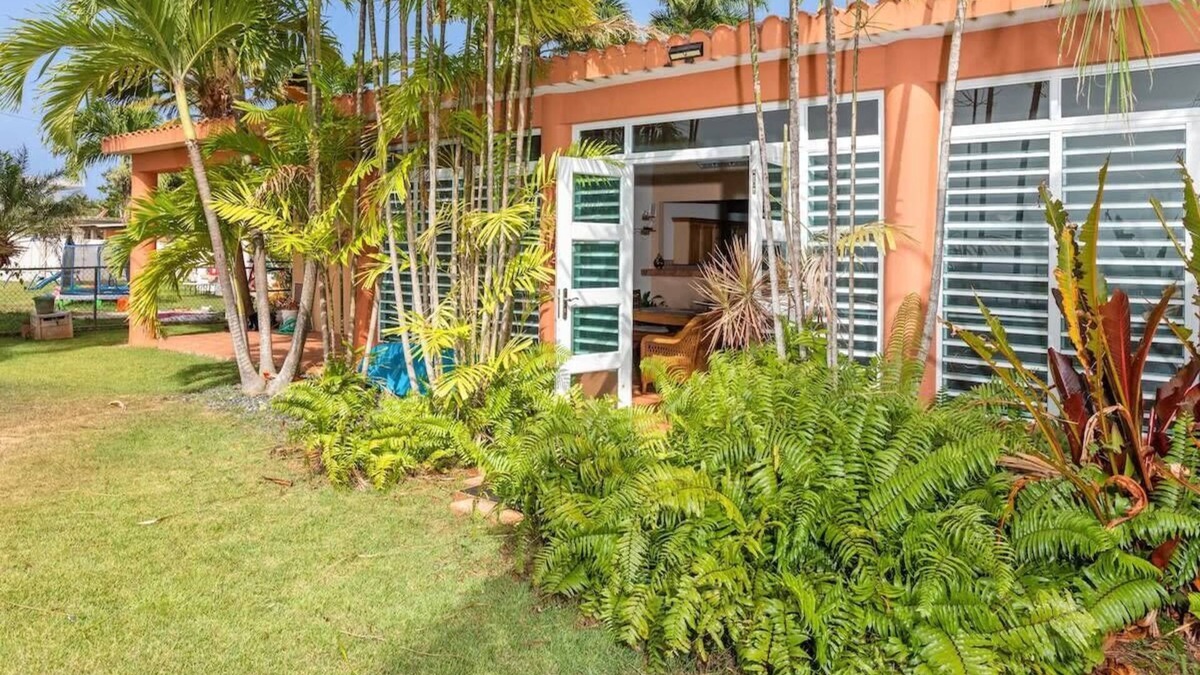 Maleza Baja Villa | Casa Rústica | Beautiful rustic tropical villa in Aguadilla. Immense backyard wi