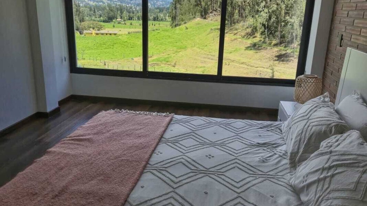 Boyaca Cottage | Casa Rural La Lomita - Private jacuzzi and nature