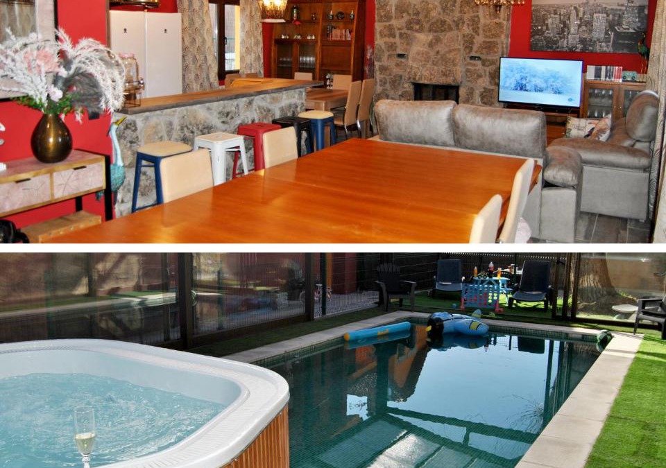 Collado Mediano House | Casa Rural Mansion Alejandra con piscina y jacuzzi