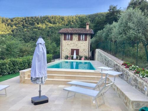 Bivio Lugnano Villa | "CASETTA" Casolare panoramico in Umbria