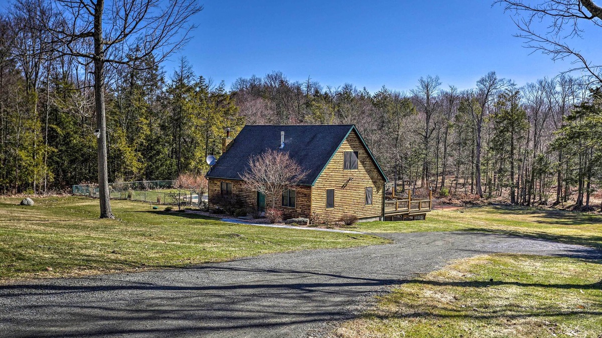Circleville Cabin | Catskills Cabin Escape with Deck and Fire Pit!