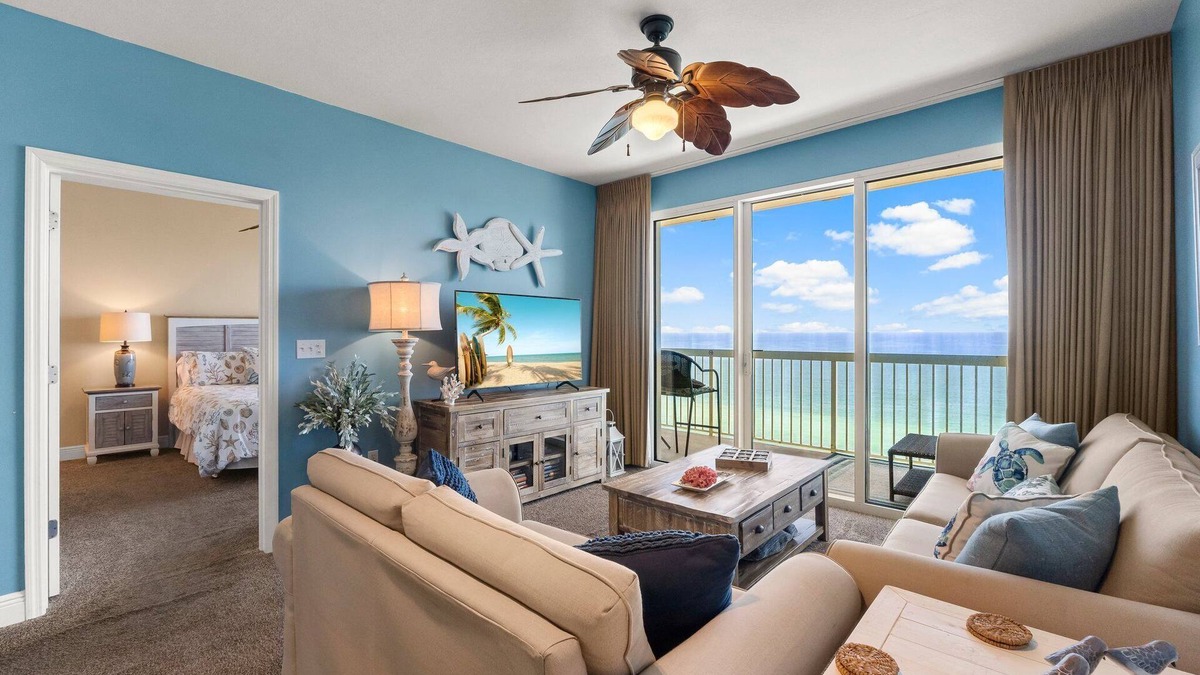 Miramar Beach Condo | CELADON BEACH~GULF FRONT Bedroom! ~FREE Beach Service! ~ Quiet West End~ Fall Specials