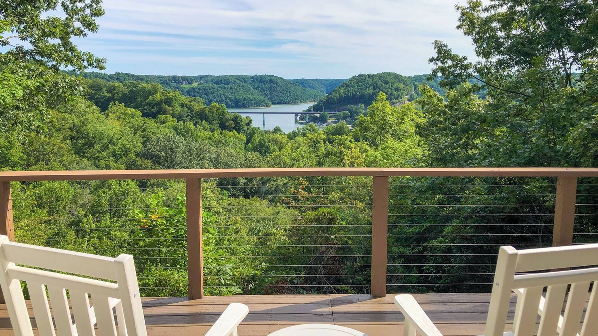 Sparta Cabin | Center Hill Couples Retreat Cabin: Lake View, Deck