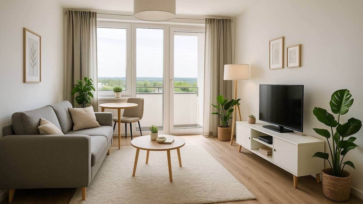 Lebenstedt Apartment | Central, bright 2-room apartment with modern flair