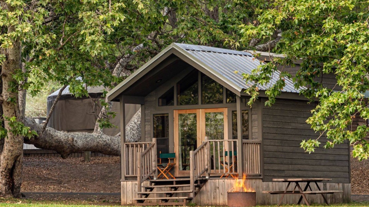 Goleta Cabin | Central Cabin + Queen + Firepit | No Hidden Fees