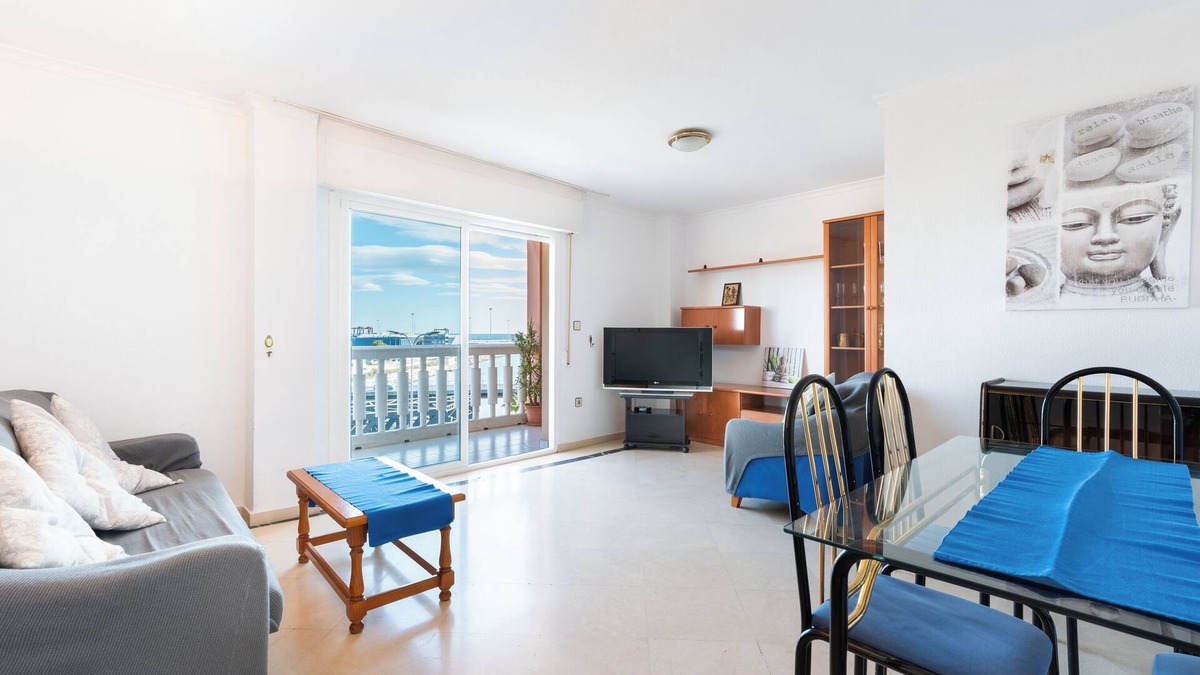 Plaza de Toros Vieja Apartment | Central City Apartment Canales with Wi-Fi, Air Conditioning & Balcony; Garage Available