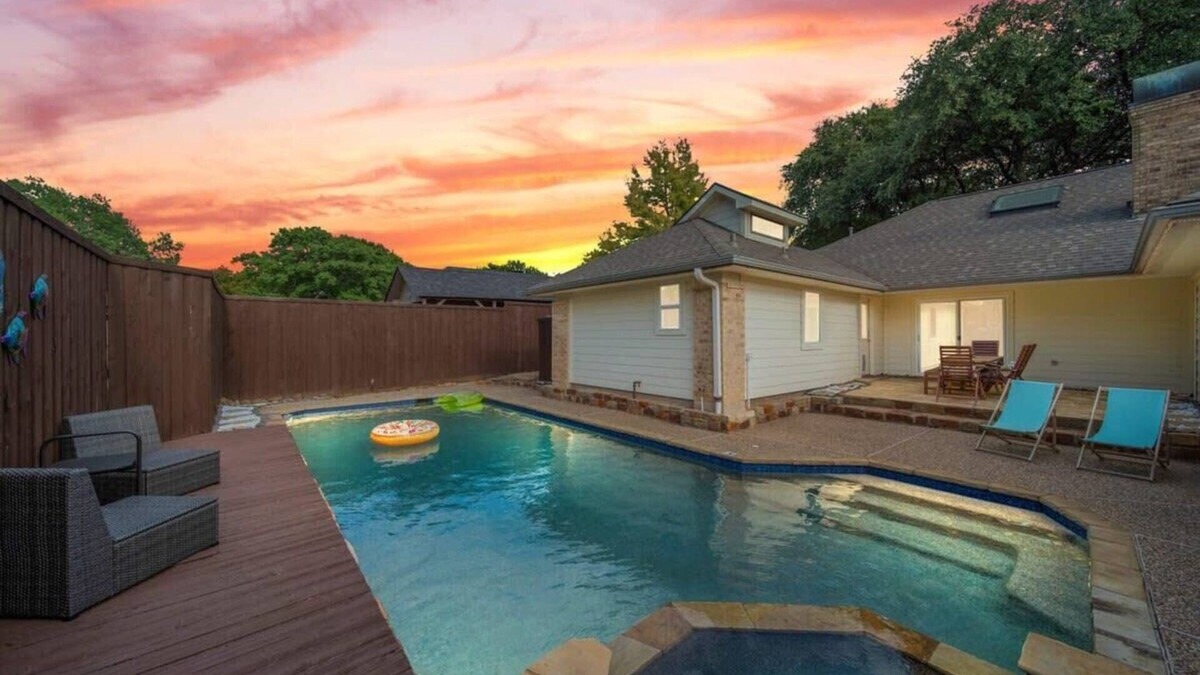 Plano House | Central Plano 4-BD/2-BA Pool Retreat, Sleeps 10