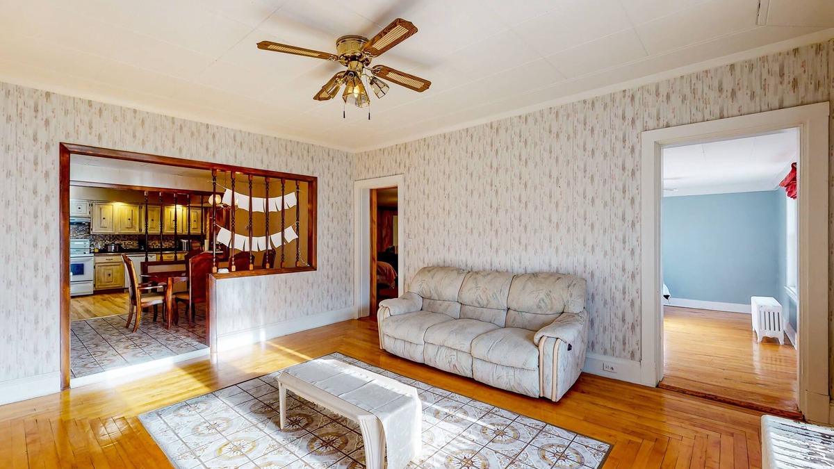 Madawaska House | Centrally located home near snowmobile trails with hot tub, sauna, & pool table