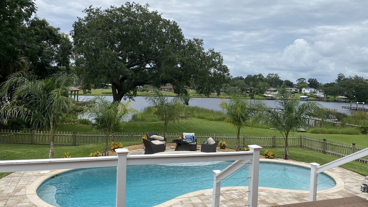 Jacksonville House | Centrally located, waterfront, Heated pool home.