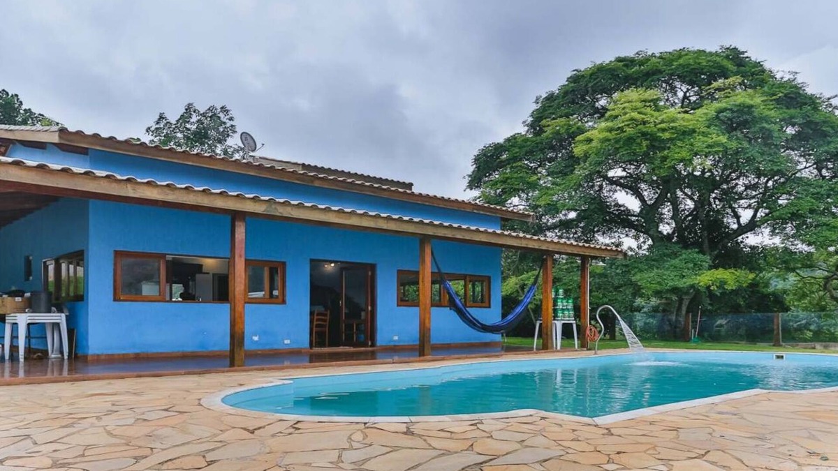 Mairinque House | Chácara Mairinque com Piscina e Muito Verde