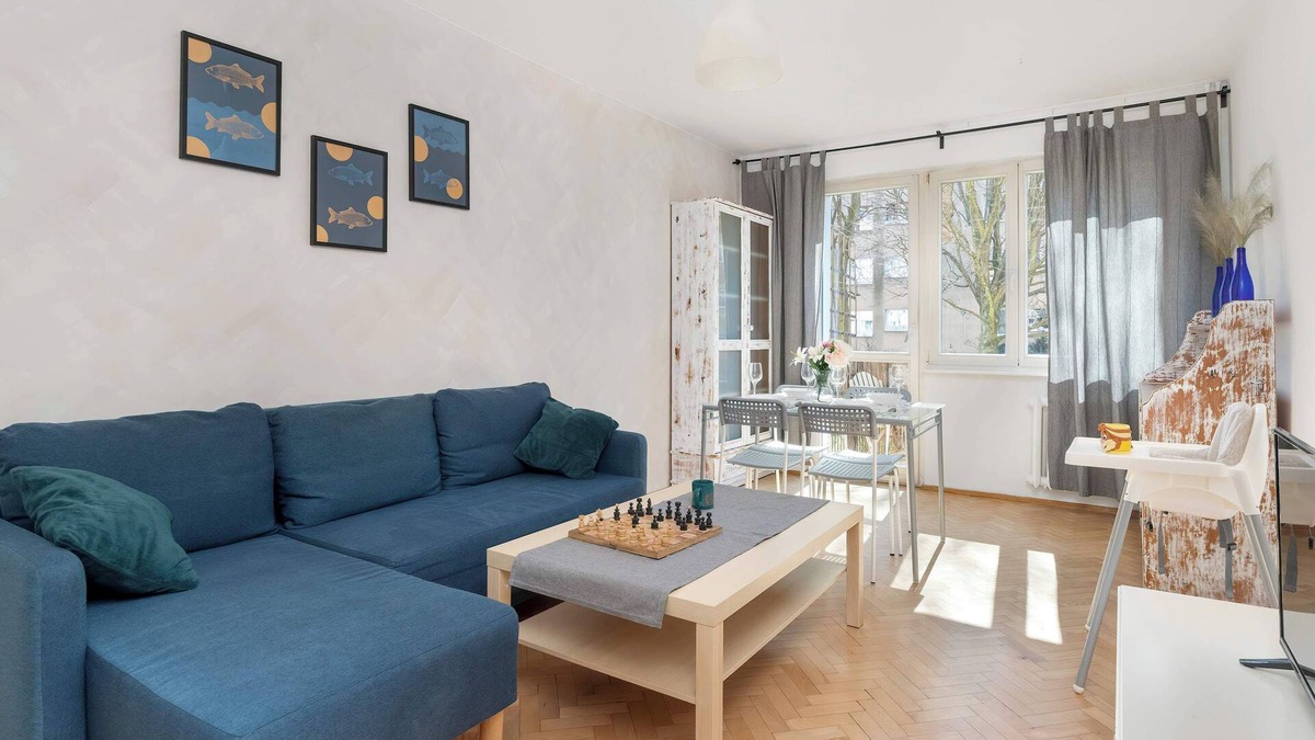 Przymorze Apartment | Chłopska 42C | Family Apartment | Balcony