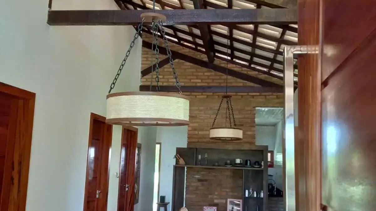 Indiaroba House | Chacara Delfino 8 bedrooms, sleeps 20 people 21 km from Estancia