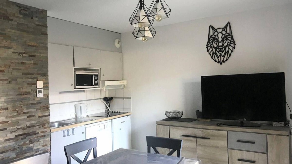 La Joue du Loup Ski Chalet | Chalet, 350m from ski slopes, fitness, terrace, balcony, parking, tv, ski locker, 43m²