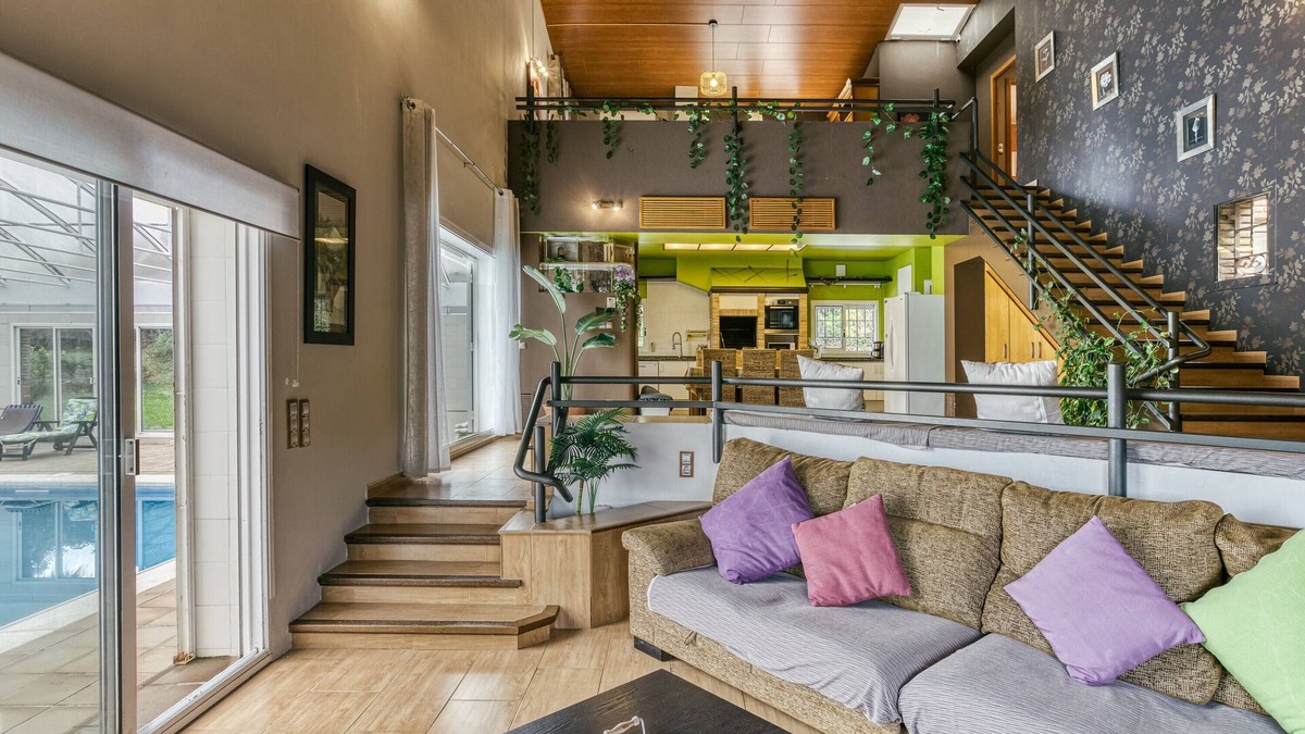 Santa Cristina de Aro Ski Chalet | Chalet "Casa Nadia" with Mountain View, Private Indoor Pool & Wi-Fi