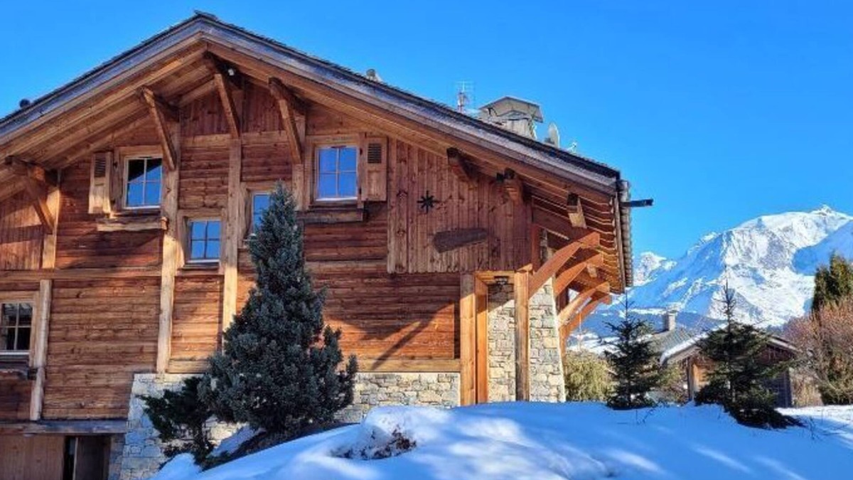 Combloux Ski Chalet | Chalet Centre Combloux Avec vue Magnifique sur la Chaine du Mont Blanc