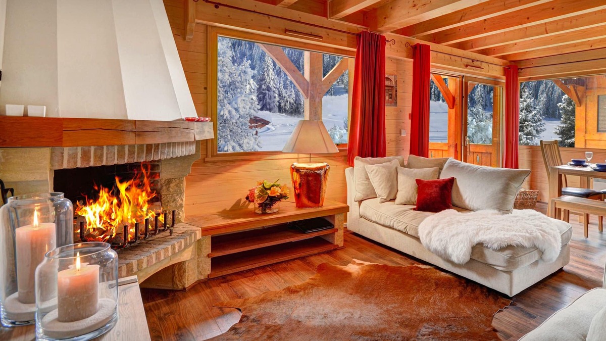 La Clusaz Ski Chalet | Chalet des Enfants - ski-in ski-out base for 10, spa & views - OVO Network