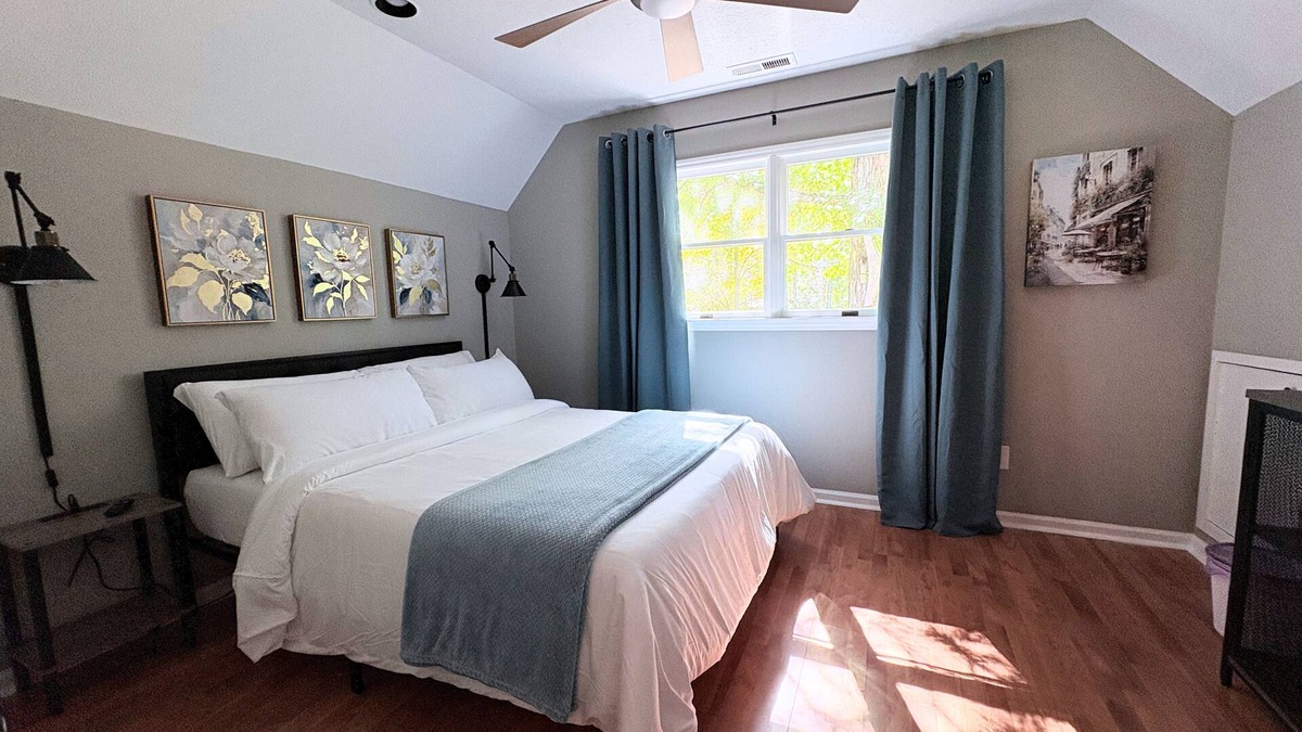 High Point Cottage | Chalet inspired cottage next to the Greenway trail - minutes to HPU & Market