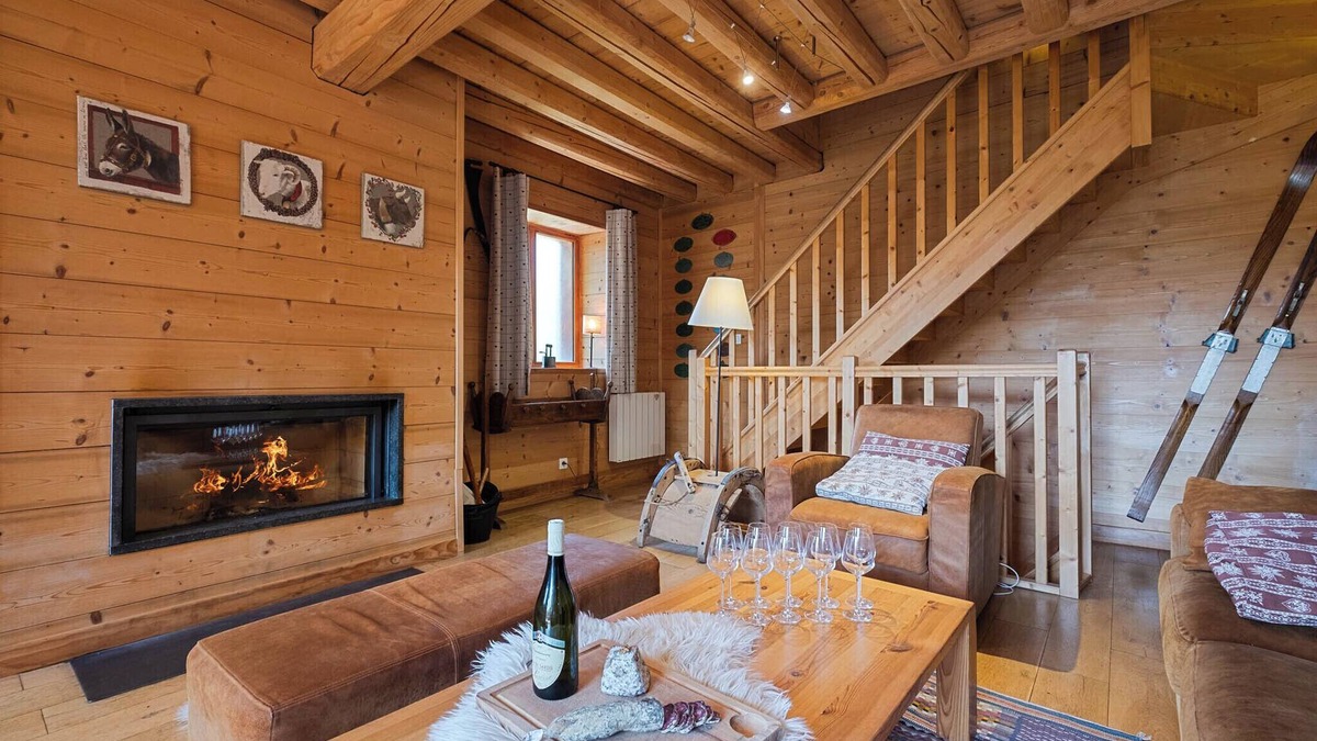 Le Villard Ski Chalet | Chalet L'Orcières : Spa Privé & Charme Montagnard