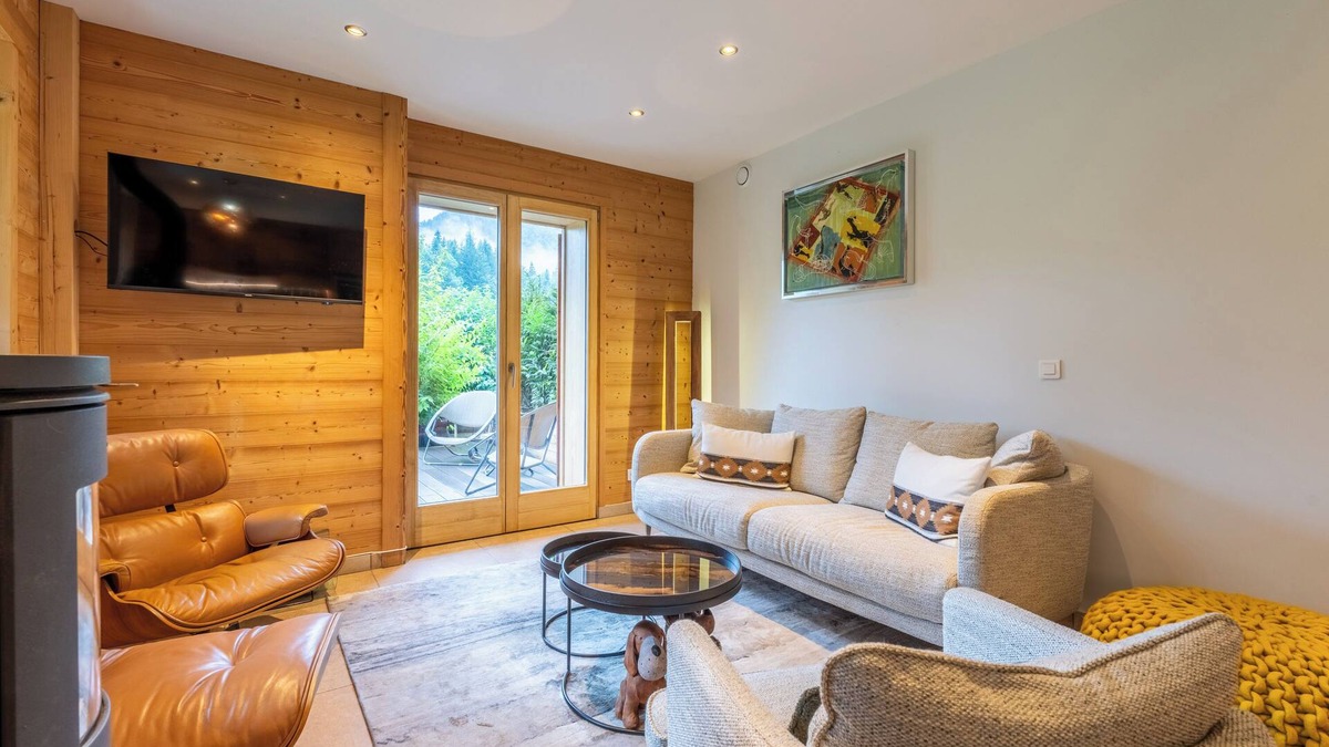 Le Grand-Bornand Apartment | Chalet le 4- N°1. swimming pool, sauna, gym in a unique setting.