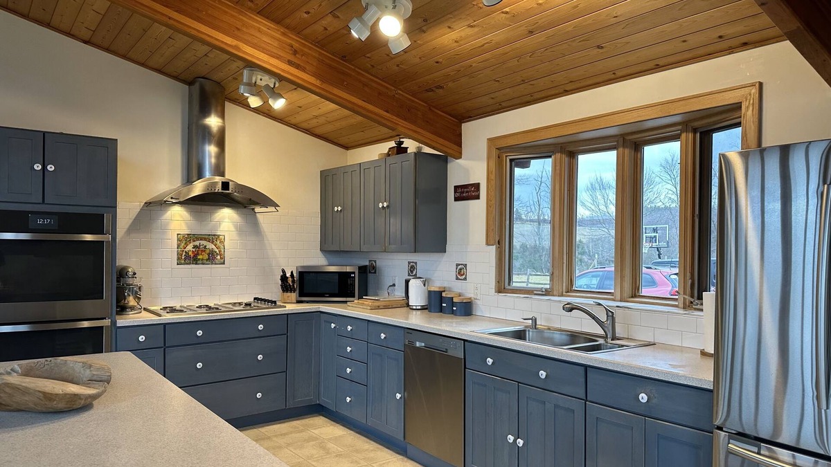 Hollowville House | Chalet on 20 acres with beautiful views from every room.