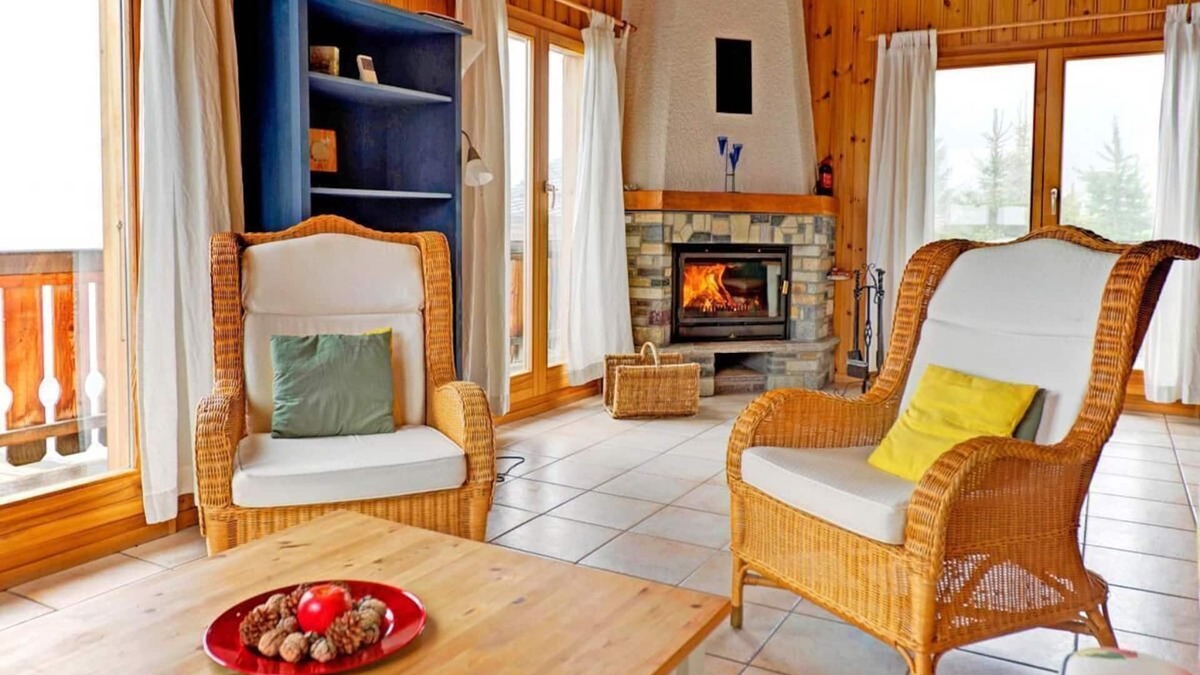 Vex Ski Chalet | Chalet, sauna, terrace, balcony, fireplace or stove, parking, tv, 120m², Thyon