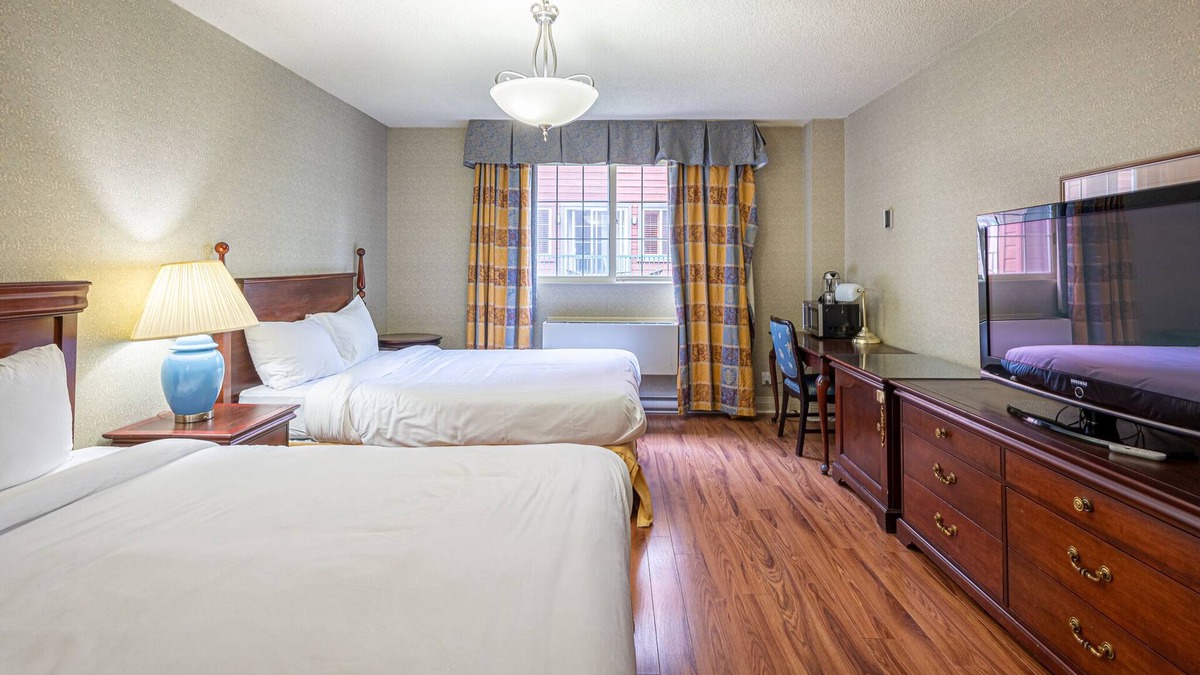 Saint-Sauveur Hotel | Chambre d'hôtel le Domaine 2 lits à Saint-Sauveur