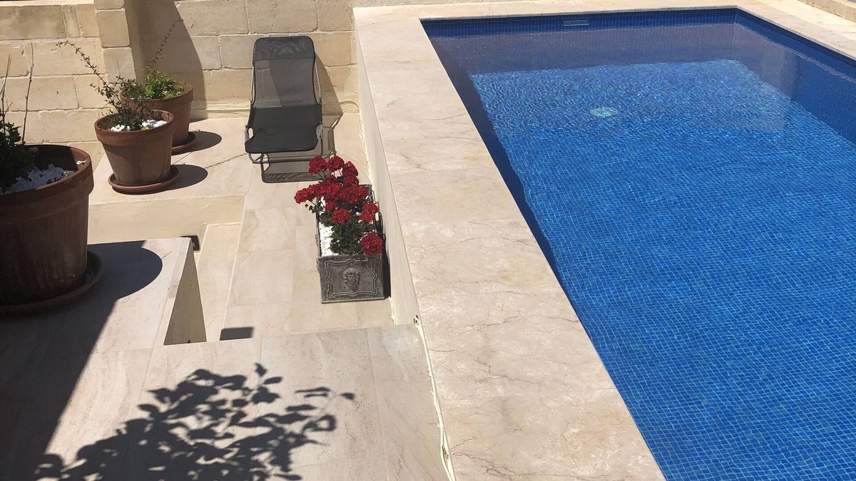 Xaghra House | Character farmhouse in Gozo with pool on roof terrace and fountain courtyard