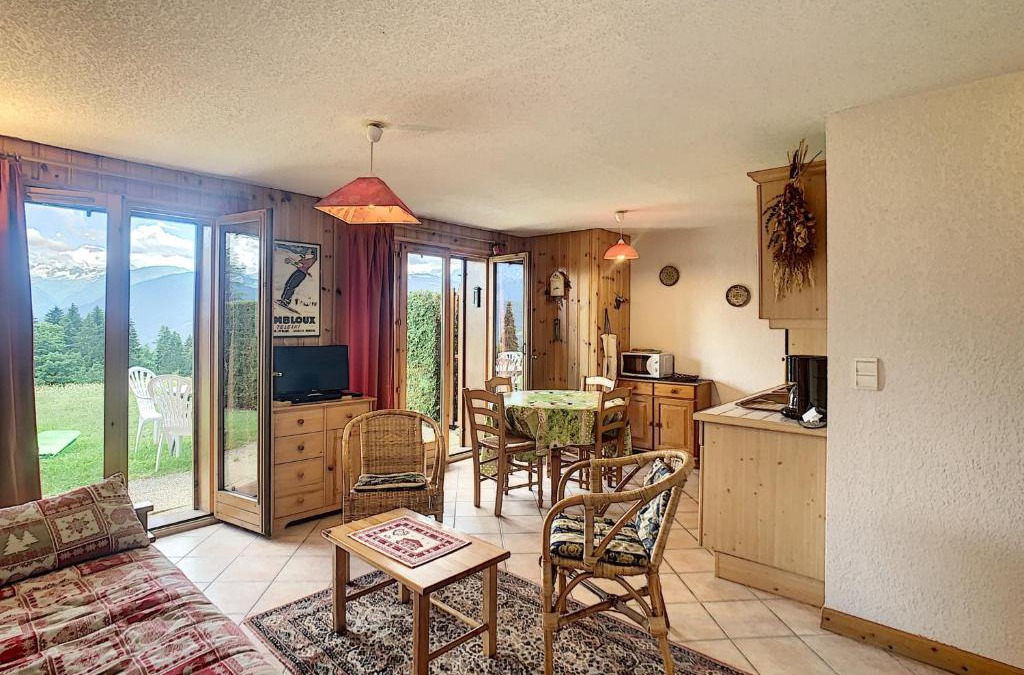 Combloux Apartment | Charmant 2 pièces cabine avec jardin, près de Combloux - FR-1-560-33