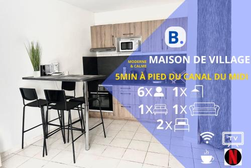 Villeneuve-les-Beziers House | Charme et Confort