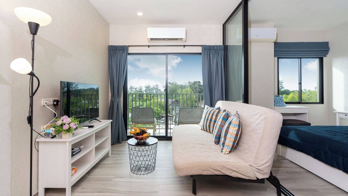 Sa Khu Apartment | Charming 1-bedroom apartment in Nai Yang with fitness room and WiFi