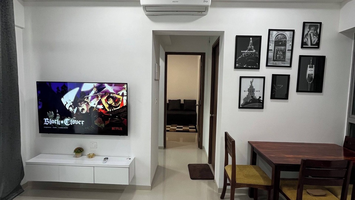 Thane West Apartment | Charming 1BHK apartment in welcoming Thane with AC