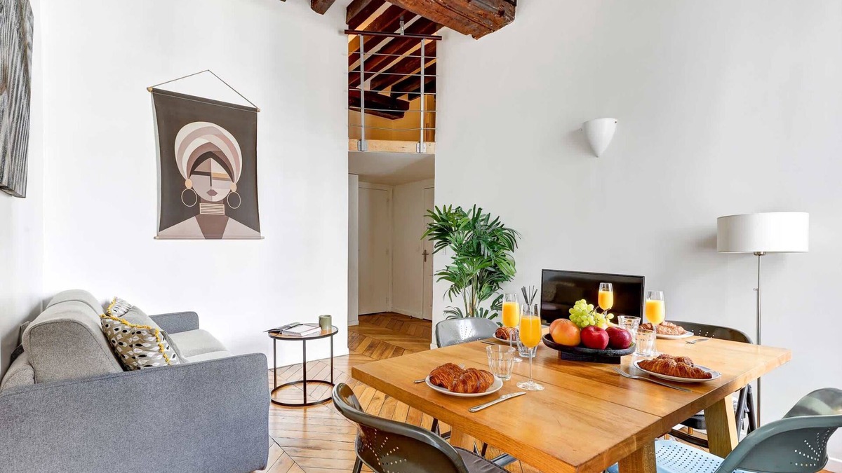 Les Halles Apartment | Charming 1BR by Centre Pompidou - Sleeps 4