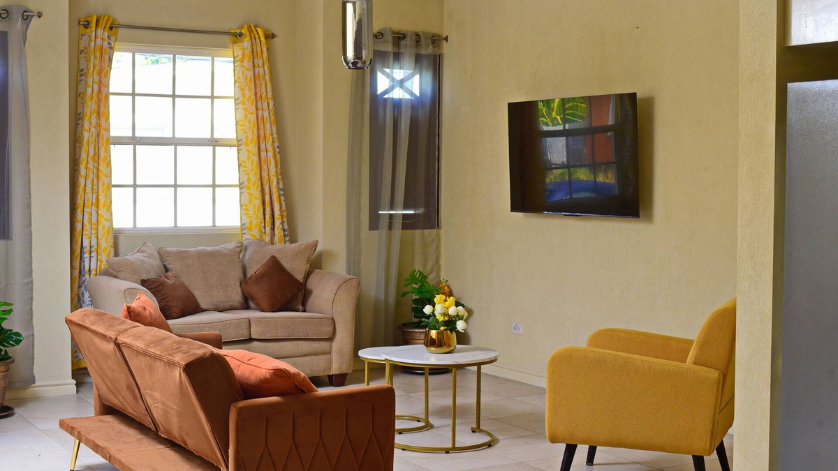 Bayville Apartment | Charming 2-bedroom, 2 bathroom apt with A/C and Wifi in Bridgetown near beach.