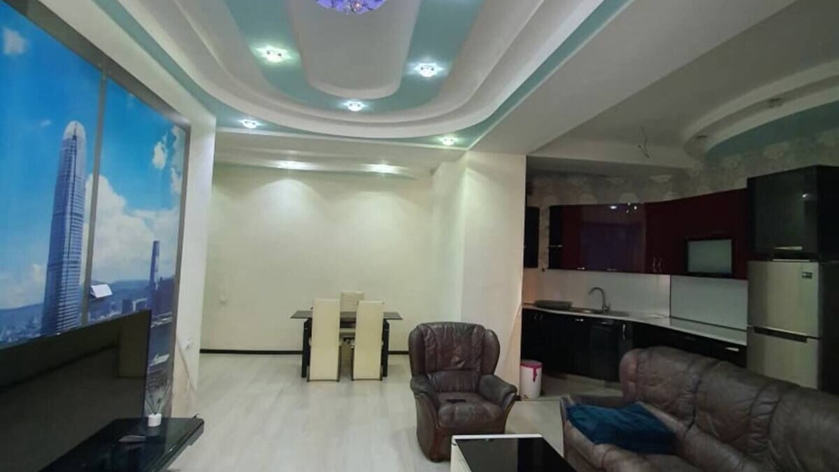 Saburtalo Apartment | Charming 2-bedroom apartment with AC, WiFi in marvelous T'bilisi