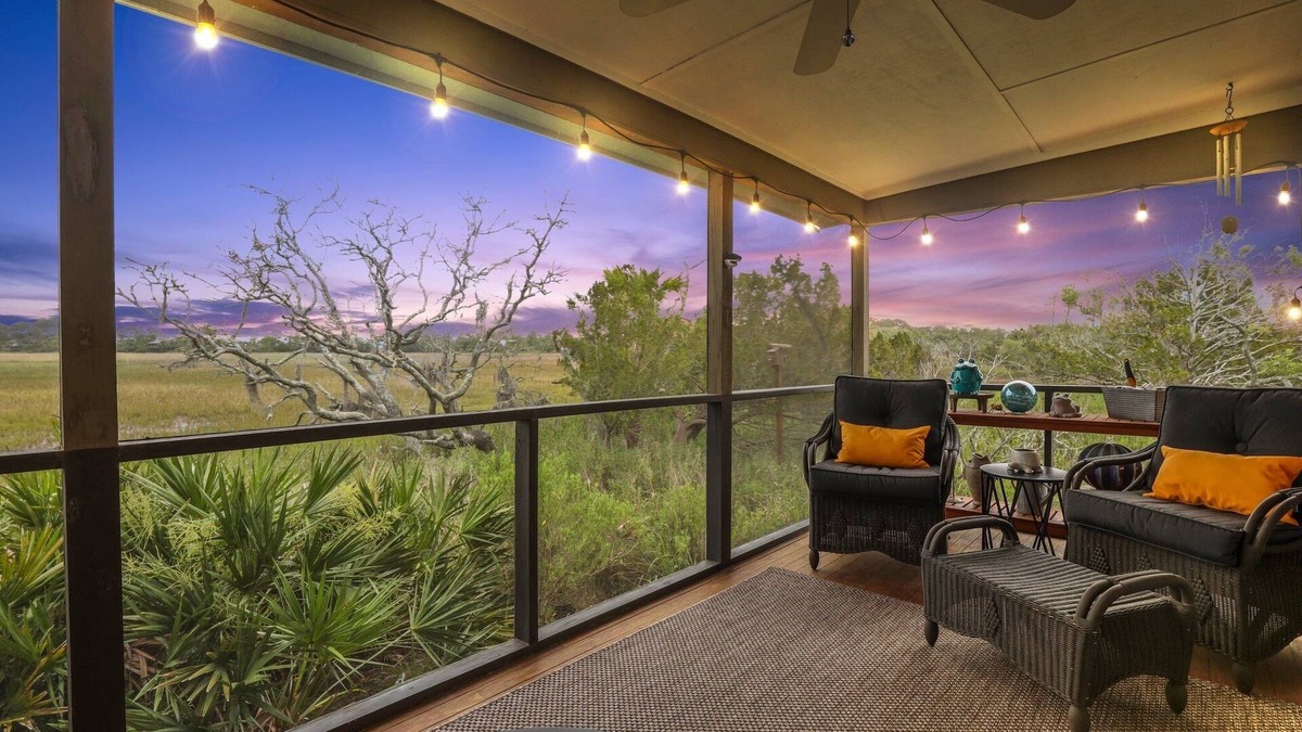 Saint Helena Island House | Charming 2-bedroom waterfront retreat with breathtaking sunsets on Fripp Island