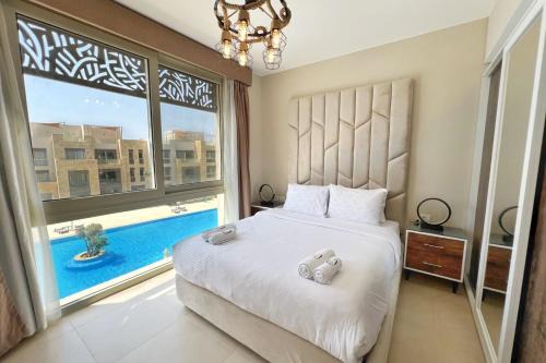 El Gouna Apartment | Charming 2BDR w Sea & Pool View Free Beach & Pool Access