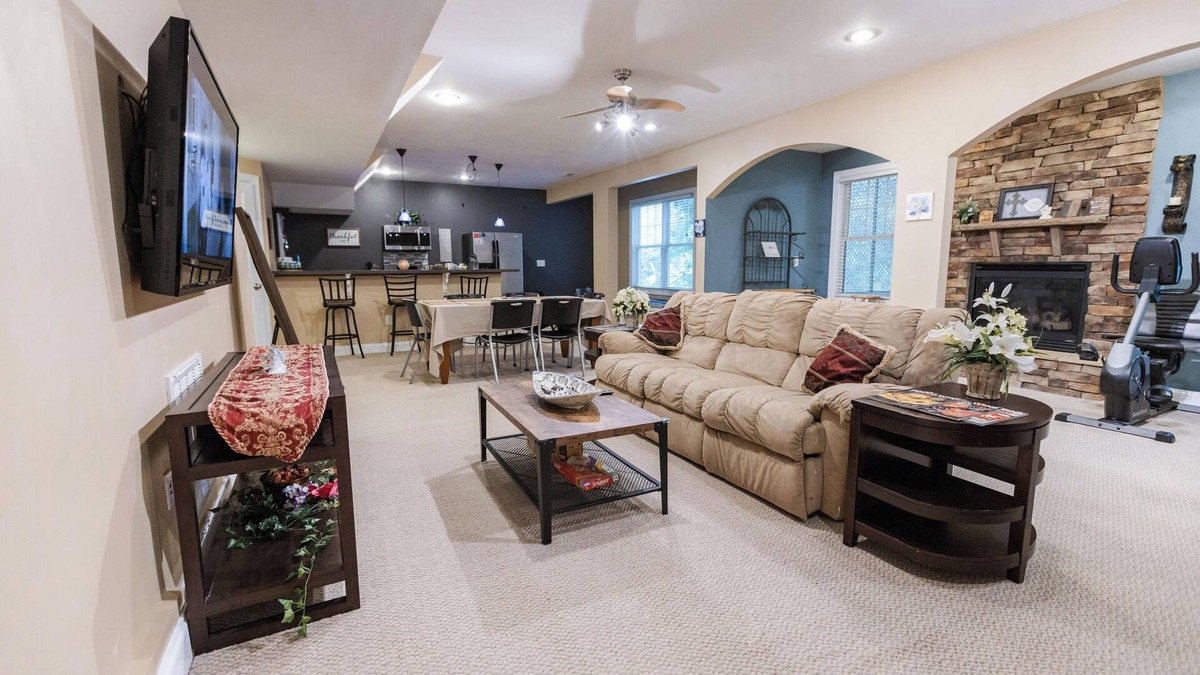 McCain House | Charming 3-bedroom basement with private entrance in a house in West Cary NC