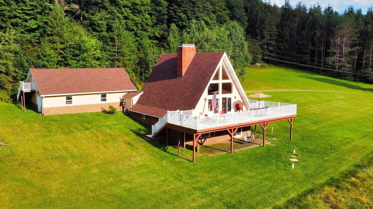 Coudersport House | Charming A-frame retreat in a beautiful, natural, and private setting