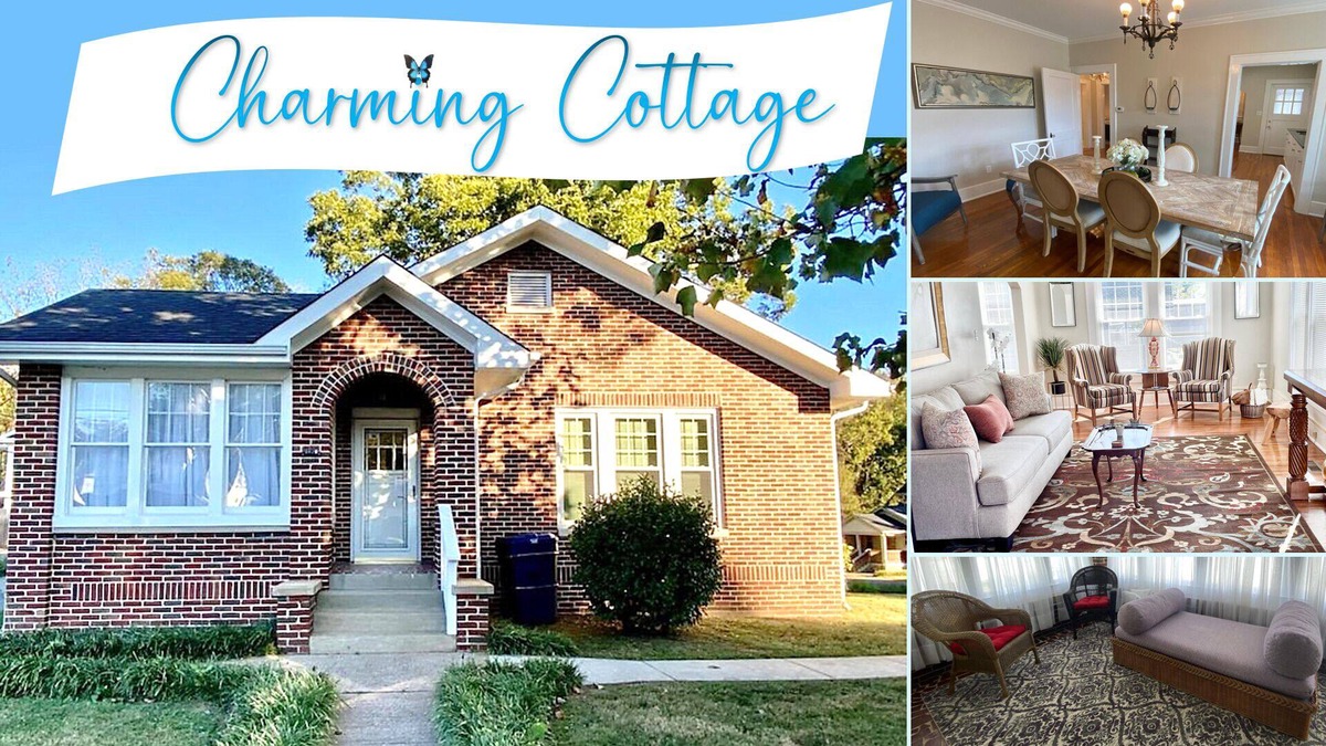 Red Bank House | Charming Cottage, Red Bank TN