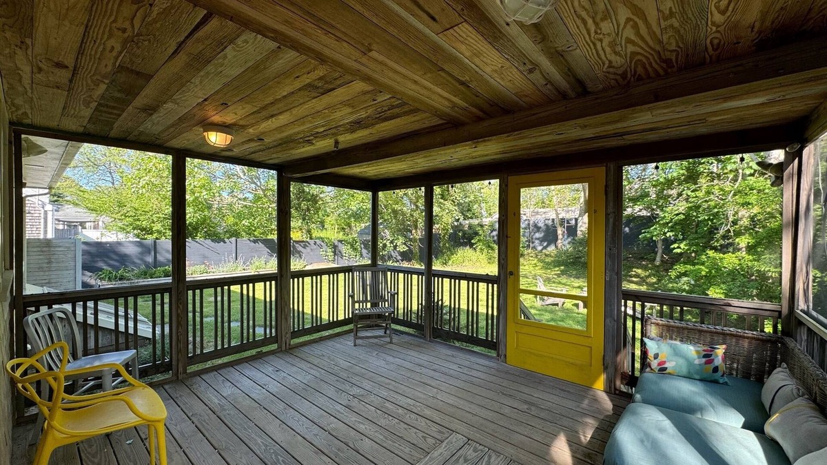 Vineyard Haven Cottage | Charming Cottage with Garden, Screened Porch, Outdoor Shower - Walk to Downtown!