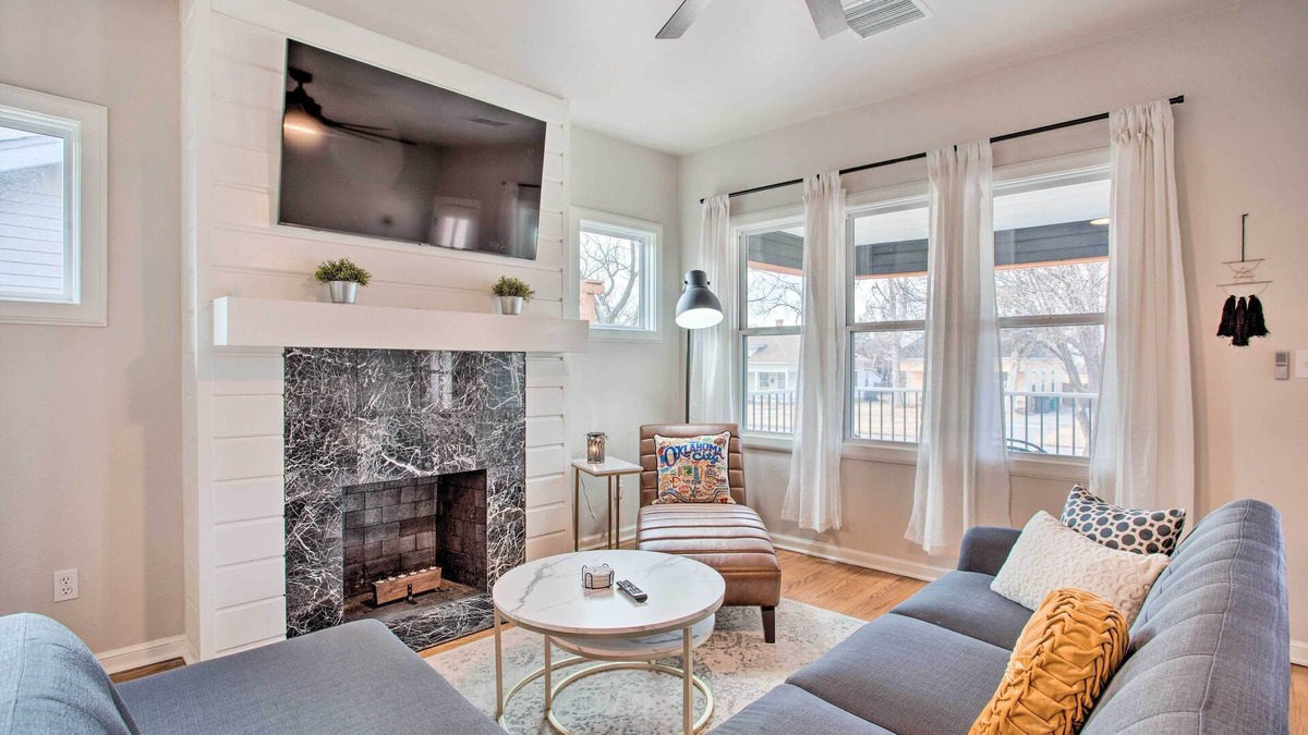 Central Oklahoma City Cottage | Charming Downtown Home w/Updated Interior!