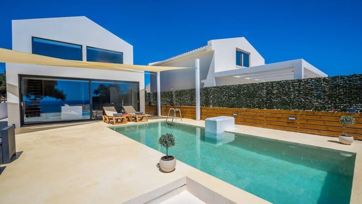 Akrotiri House | Charming hillside house, two bedrooms, pool, stunning sea view, true hidden gem