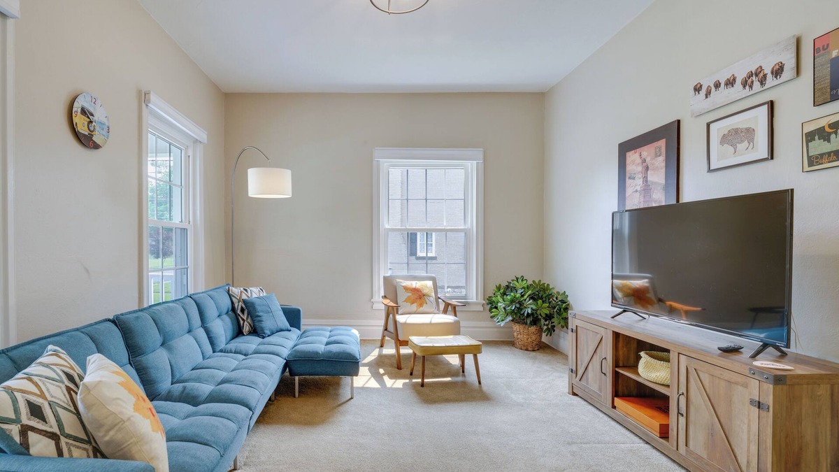 Lancaster House | Charming & Historic Buffalo Home w/Private Deck!