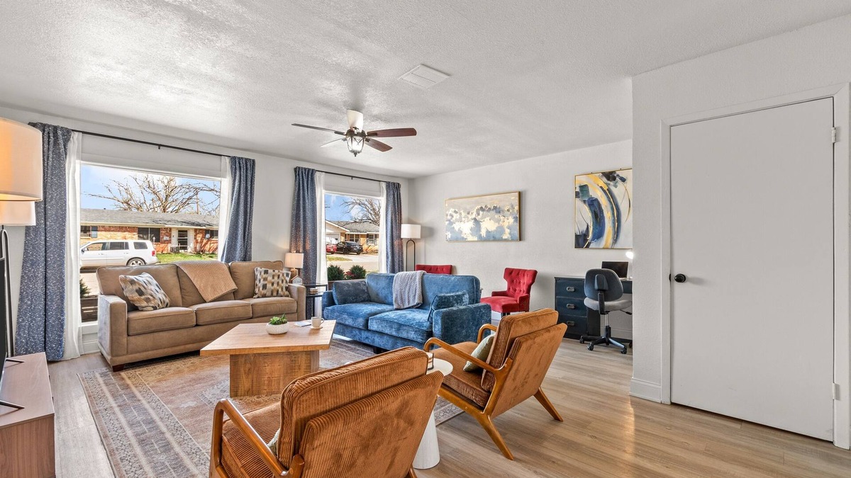 Abilene House | Charming Home to Unwind w/Firepit & Ample Space