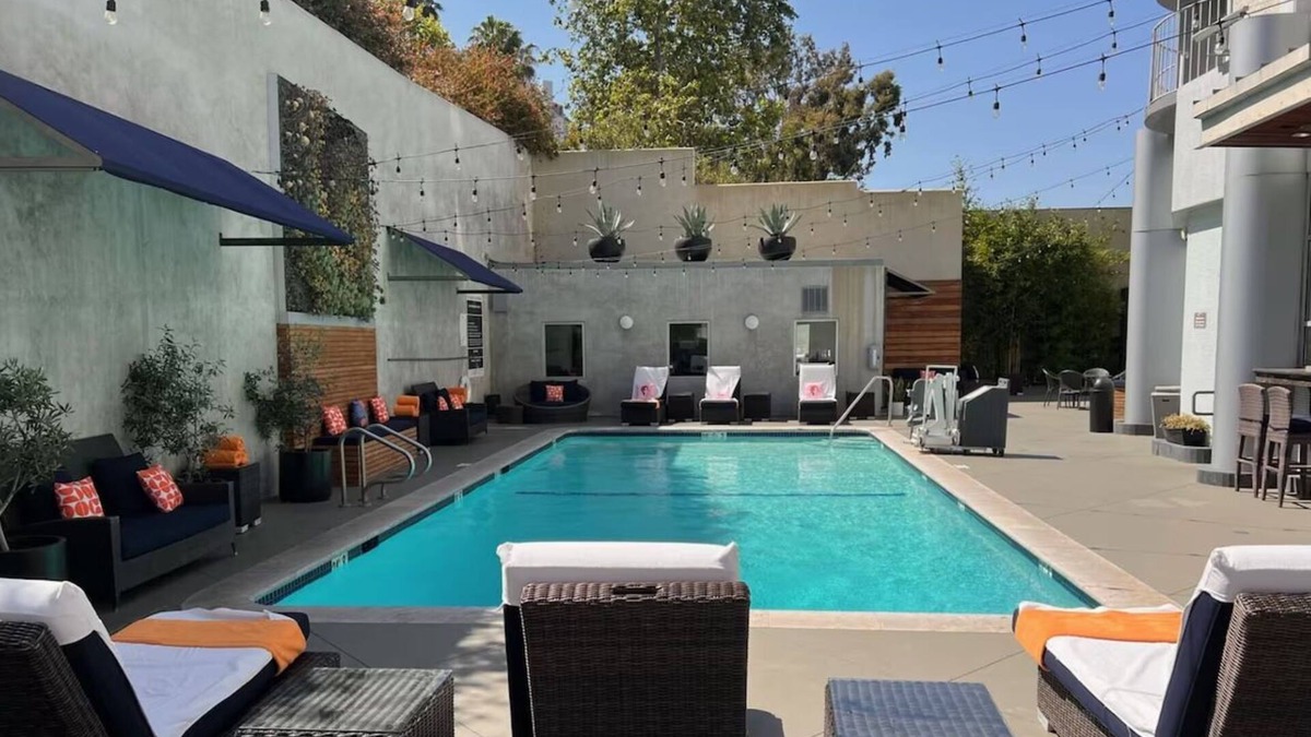 Los Angeles Hotel | Charming Hotel near the Getty! Rooftop Dining, Outdoor Pool, Iconic Views!
