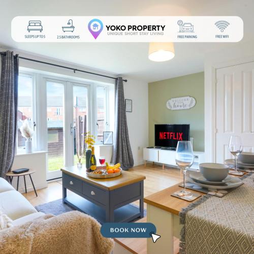 Newport Pagnell House | Charming House - Close to Shops & City Centre - Free Parking, Self-Check-In, Fast WiFi & Smart TV with Netflix by Yoko Property