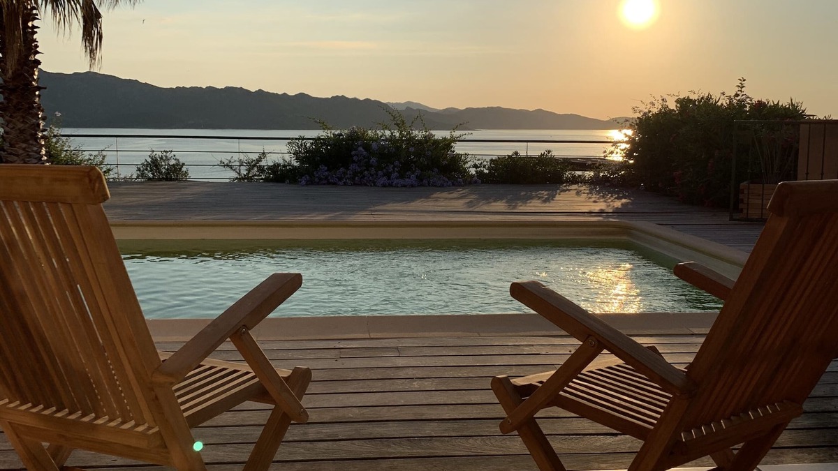 Figarella House | Charming house with splendid view of the bay and private swimming pool
